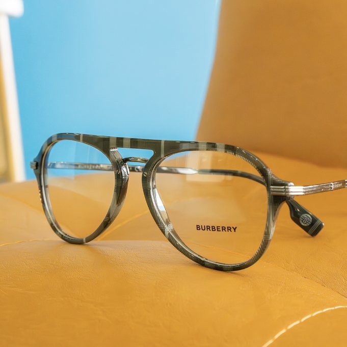 Patterned aviator frames